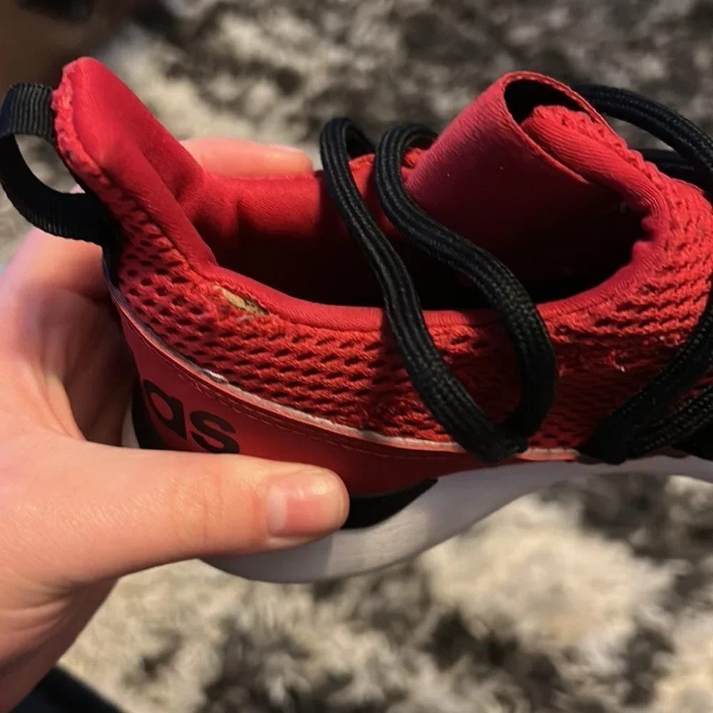 Red ADIDAS Running Shoes - Picture 3 of 6